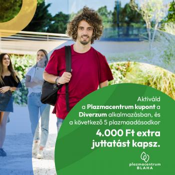 Tanuló vagy? Szerezz 4.000 Ft extra juttatást alkalmanként a Diverzummal!