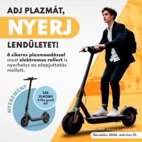 Adj plazmát, nyerj lendületet!