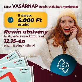 Most vasárnap ismét Rewin utalványt nyerhetsz!