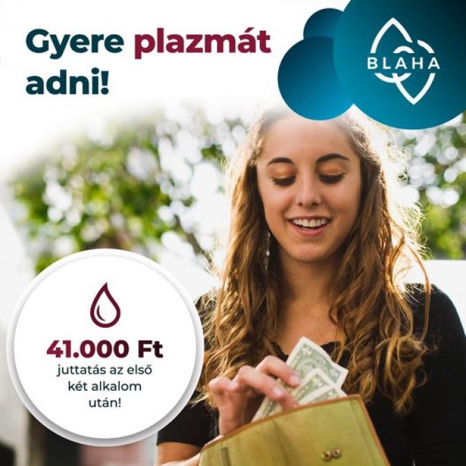 Gyere plazmát adni!