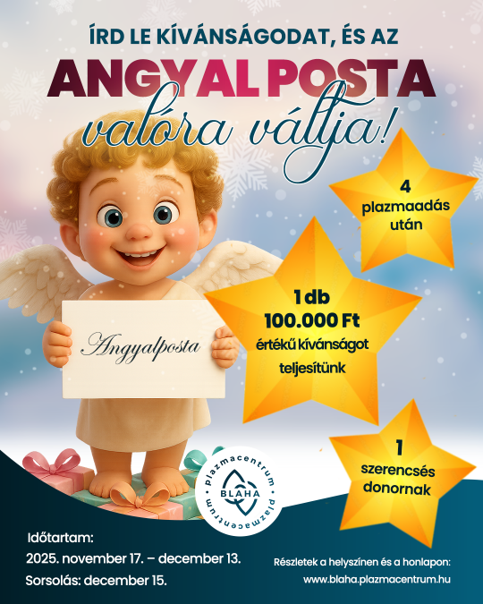 Idén Te lehetsz mások angyala - mi pedig teljesítjük kívánságodat!