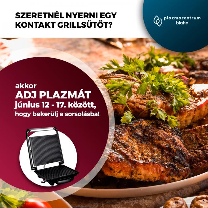 Szeretnél nyerni egy kontakt grillsütőt?